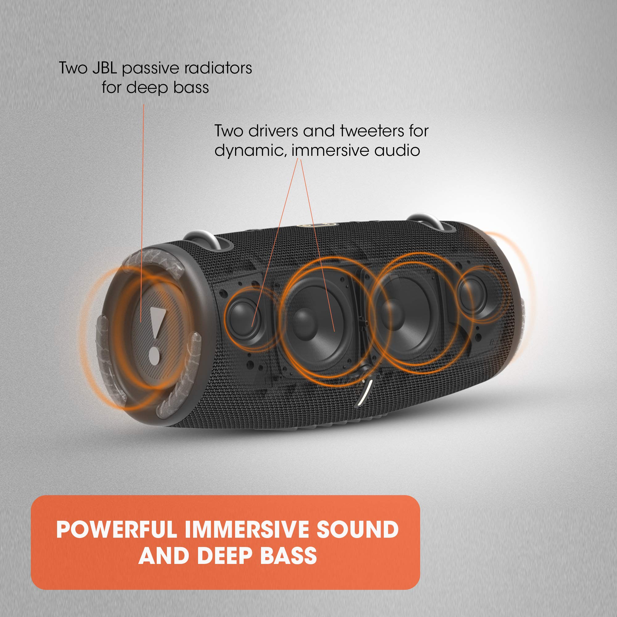 JBL Xtreme 3 - Portable Bluetooth Speaker, Powerful Sound and Deep