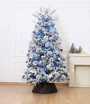 Amazon.co.jp: クリスマスボールオーナメント 20ct ネイビーブルー