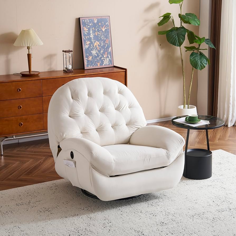 Amazon.co.jp: 電動1人掛けソファー 貝殻型デザイン ベルベット素材