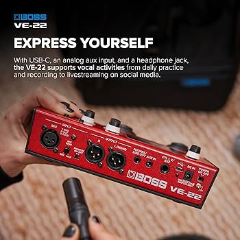 Amazon.com: BOSS VE-22 Vocal Performer | Advanced Multi-Effects