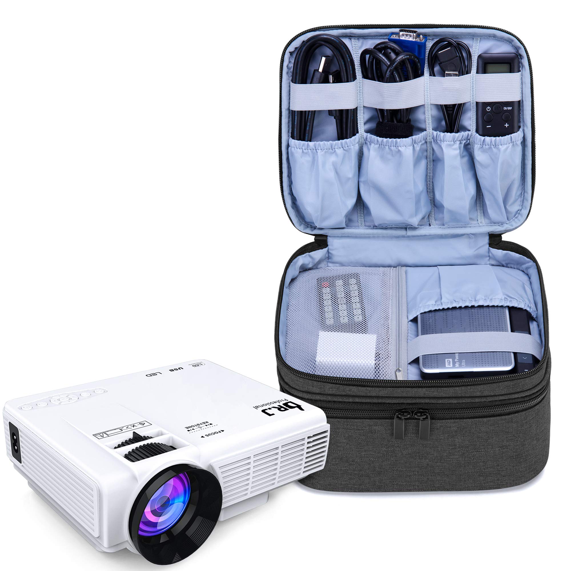 Amazon | Luxja 小型プロジェクターバッグ ケースのみ DR.J/QKKミニ