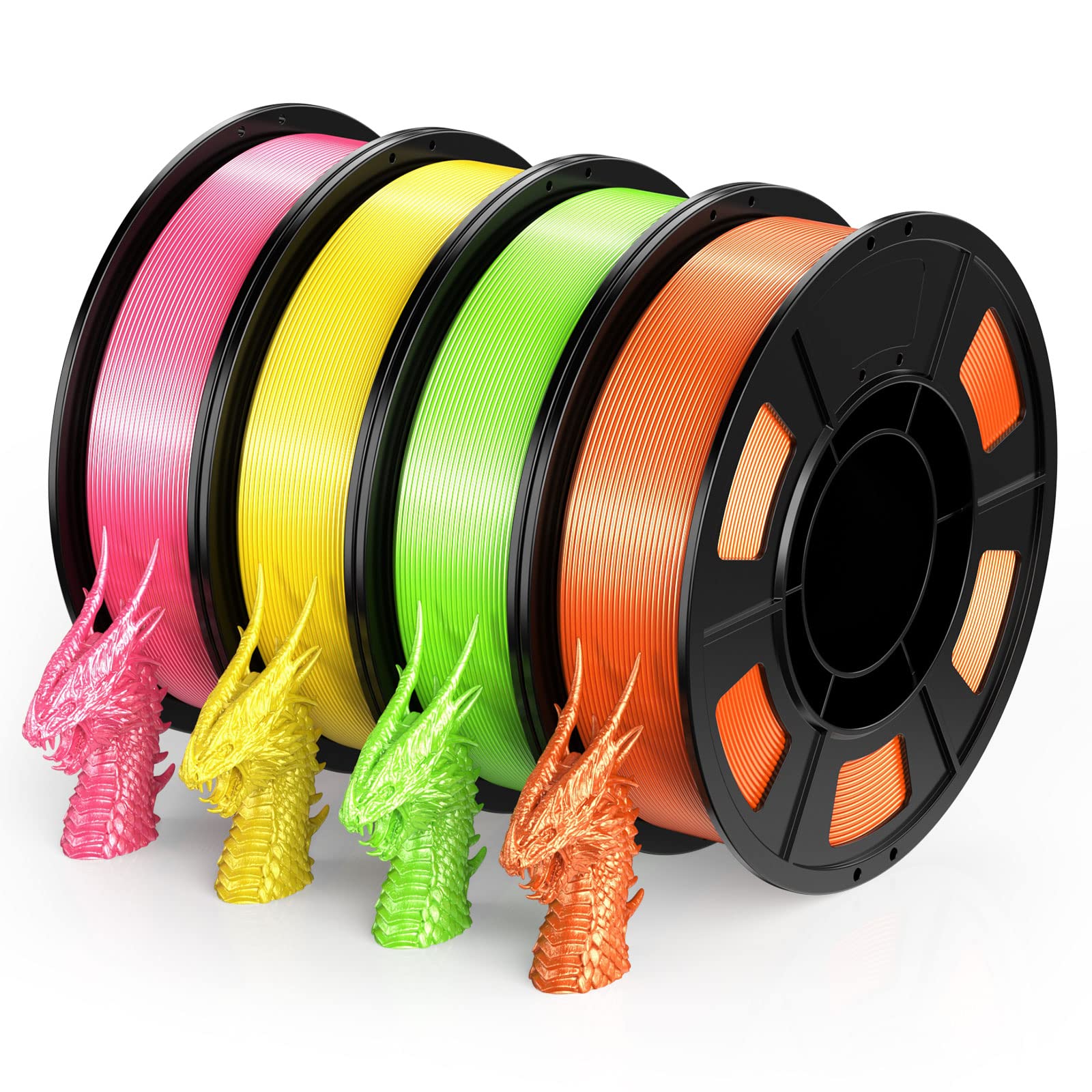 Amazon.co.jp: Entina 4色シルクフィラメント 1.75mm径 3dプリンター用