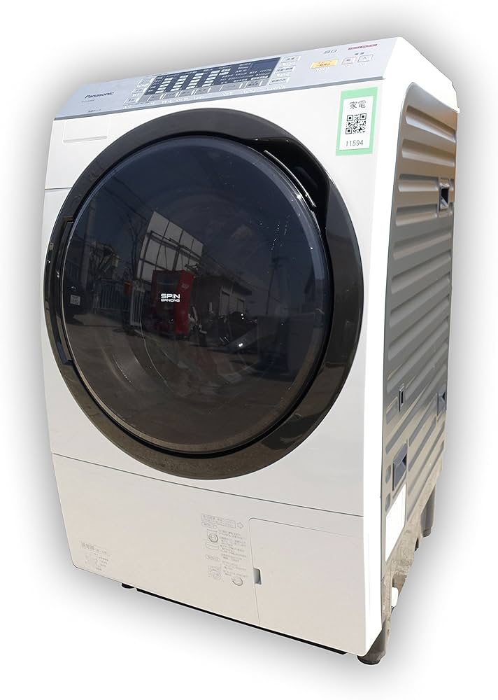 Amazon | Panasonic ドラム式洗濯乾燥機 9kg 左開き クリスタル