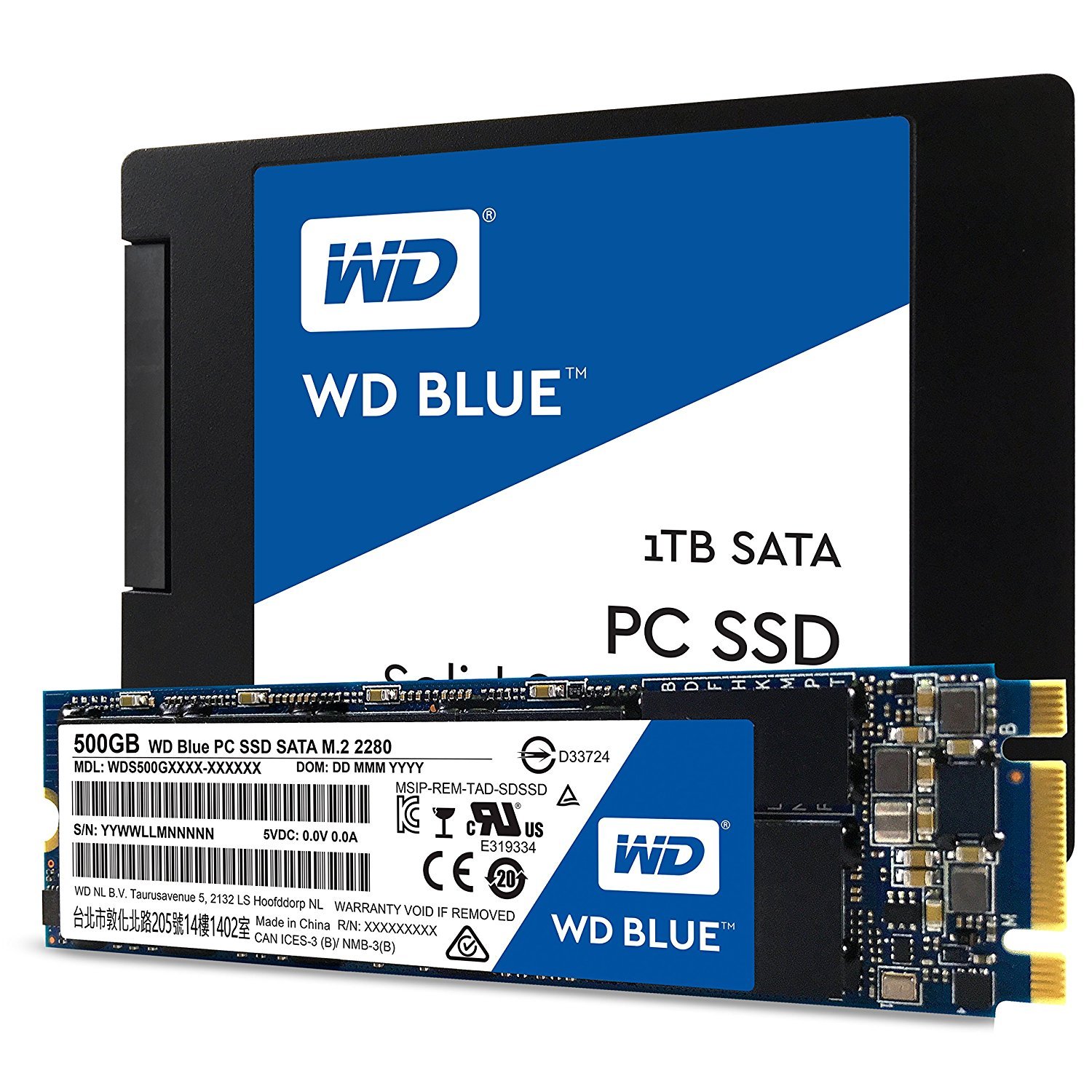 Amazon.co.jp: WD SSD 内蔵SSD M.2 2280 1TB WD Blue WDS100T1B0B