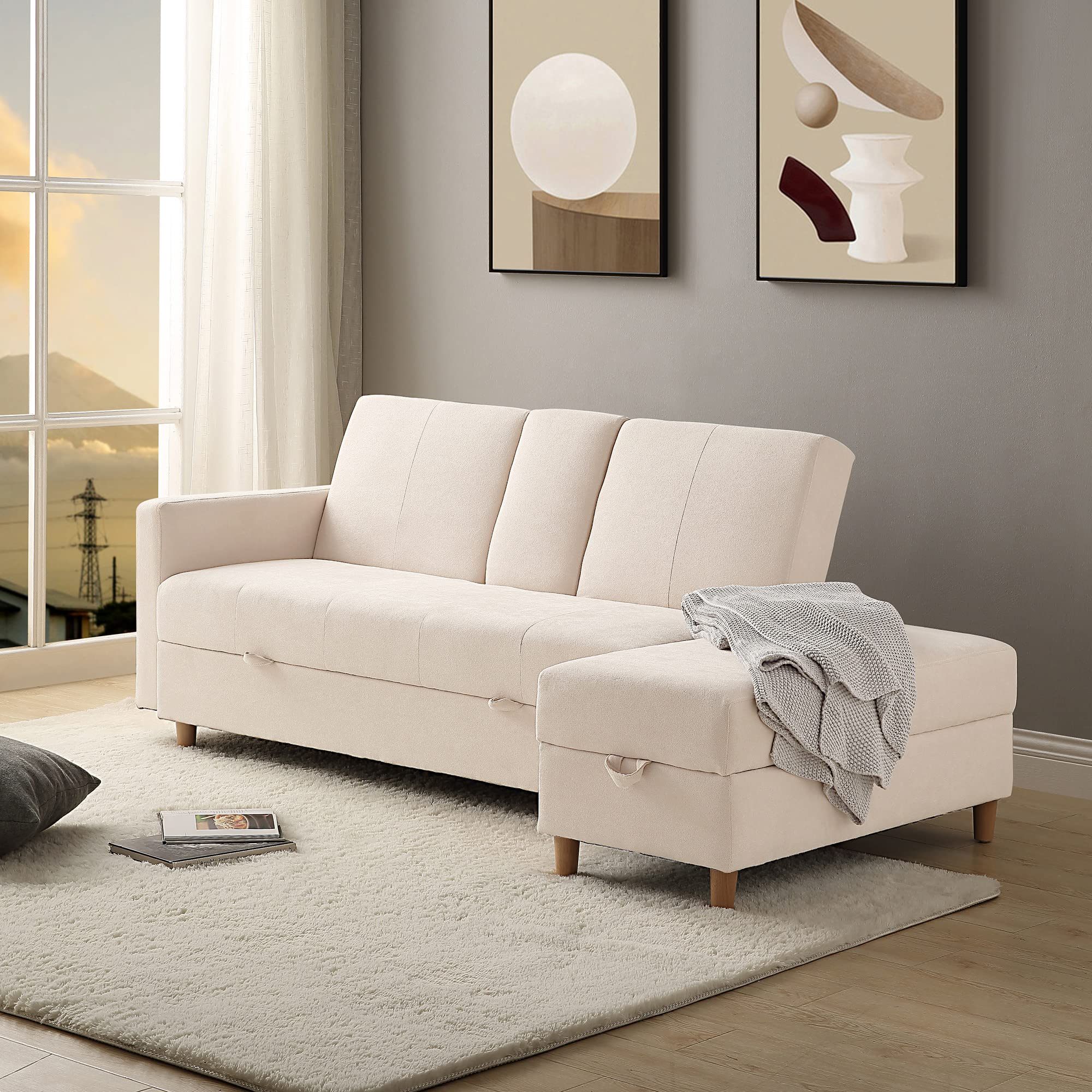 Amazon｜ソファーベッド AFNGWWINソファー 3人掛け ソファ