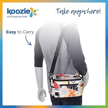 Amazon.com : KOOZIE Small Lunch Cooler Bag - 6 Can Soft Sided