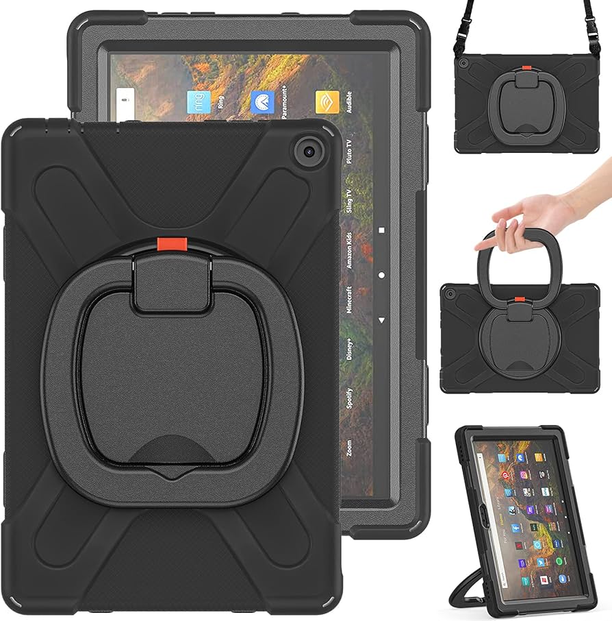 Amazon.co.jp: 縦置き 横置き Fire HD 10 Plus 2021年型 ケース Fire