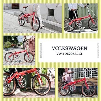 Amazon | フォルクスワーゲン(Volkswagen) 折りたたみ自転車 折り畳み