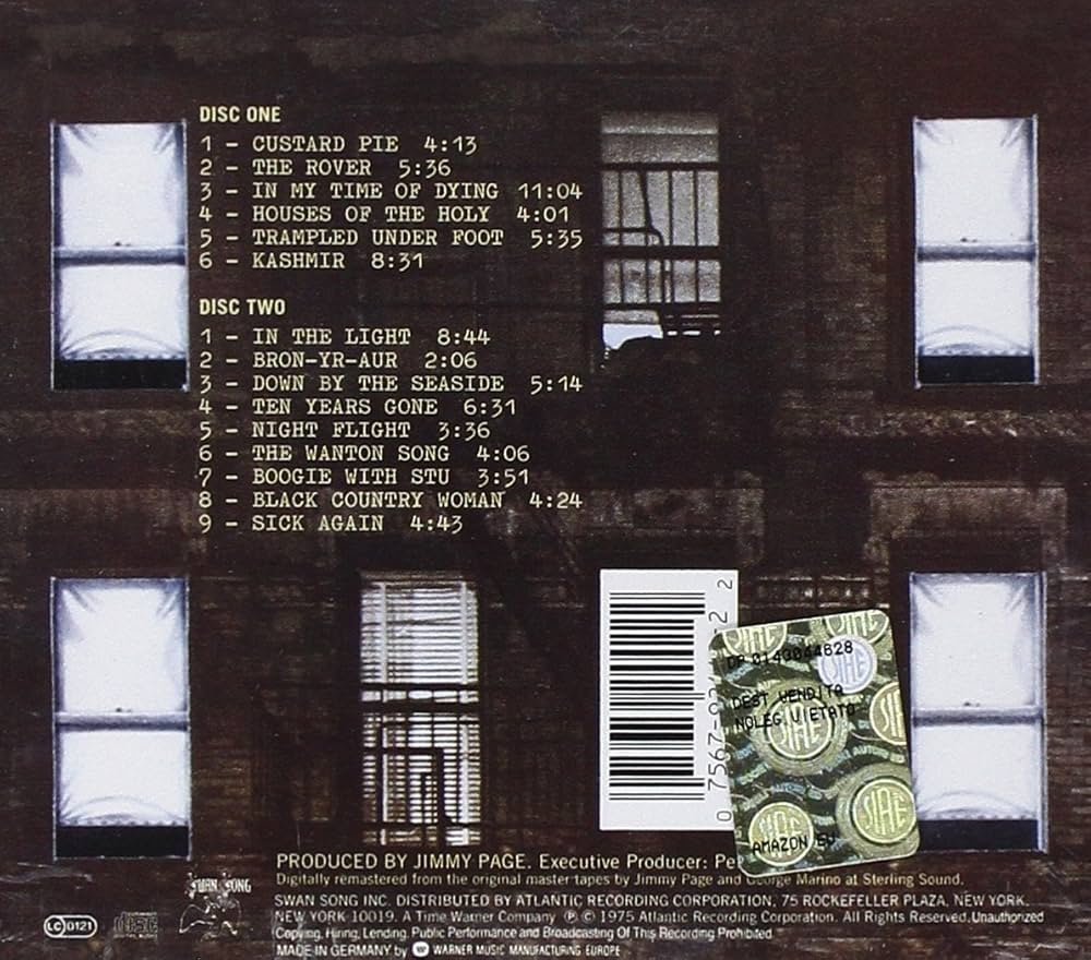 LED ZEPPELIN - Physical Graffiti - Amazon.com Music