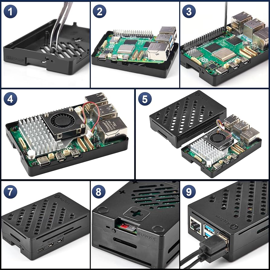 Amazon.co.jp: RasTech Raspberry Pi 5 16GB セット と 64GB メモリ