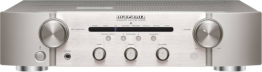 Amazon.co.jp: Marantz プリメインアンプ シルバーゴールド PM-6005/FN