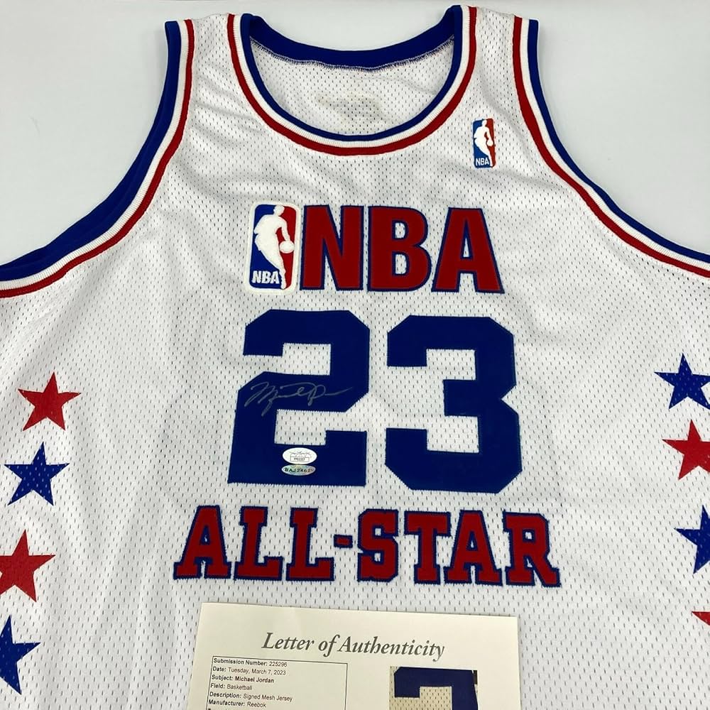 Amazon.com: Michael Jordan Signed Authentic Reebok 2003 All Star