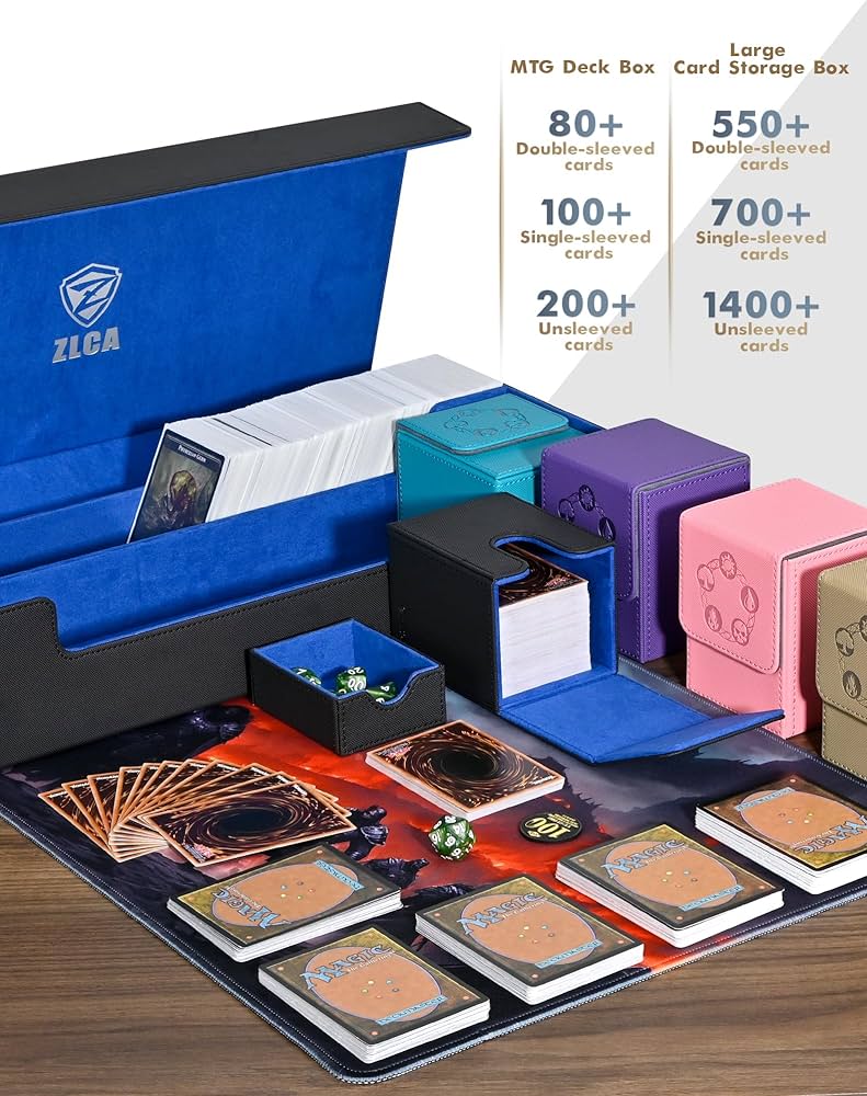 Amazon.co.jp: ZLCA (ズルカ) カードデッキボックス 6イン1 MTGプレイ
