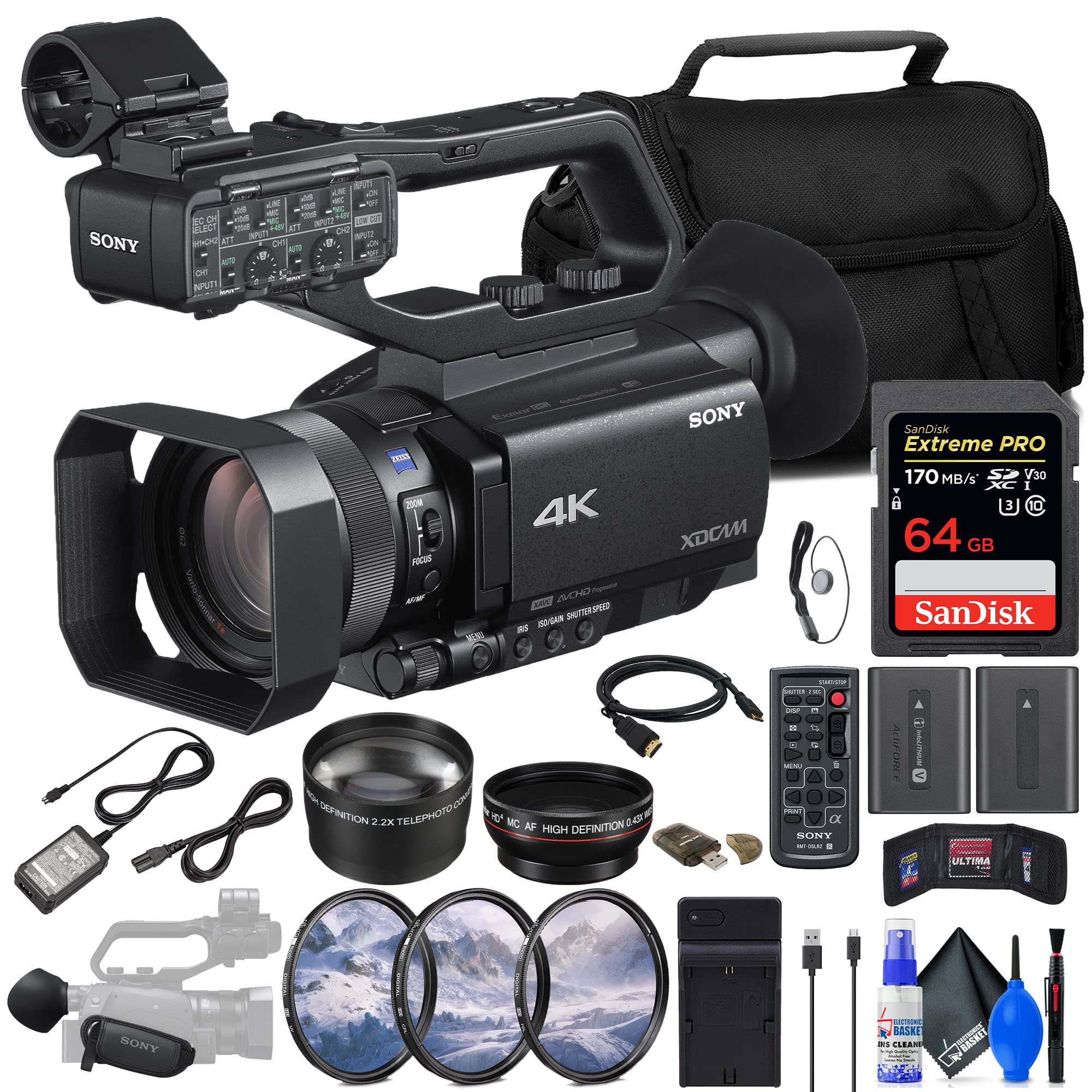 Amazon.com: Sony PXW-Z90V 4K HDR XDCAM with Fast Hybrid AF (PXW