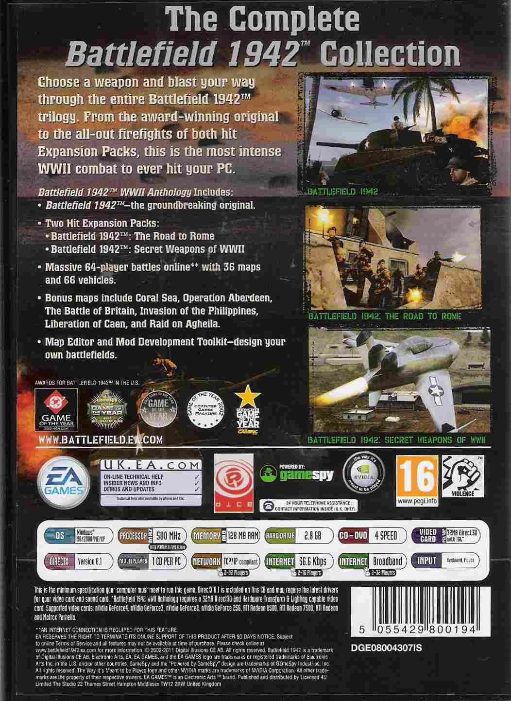 Amazon.co.jp: Battlefield 1942: The WWII Anthology (輸入版) : ゲーム