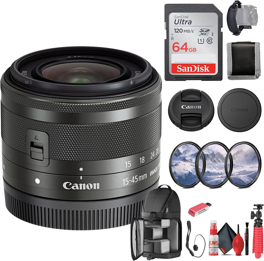 Amazon.com : Canon EF-M 15-45mm f/3.5-6.3 is STM Zoom Lens