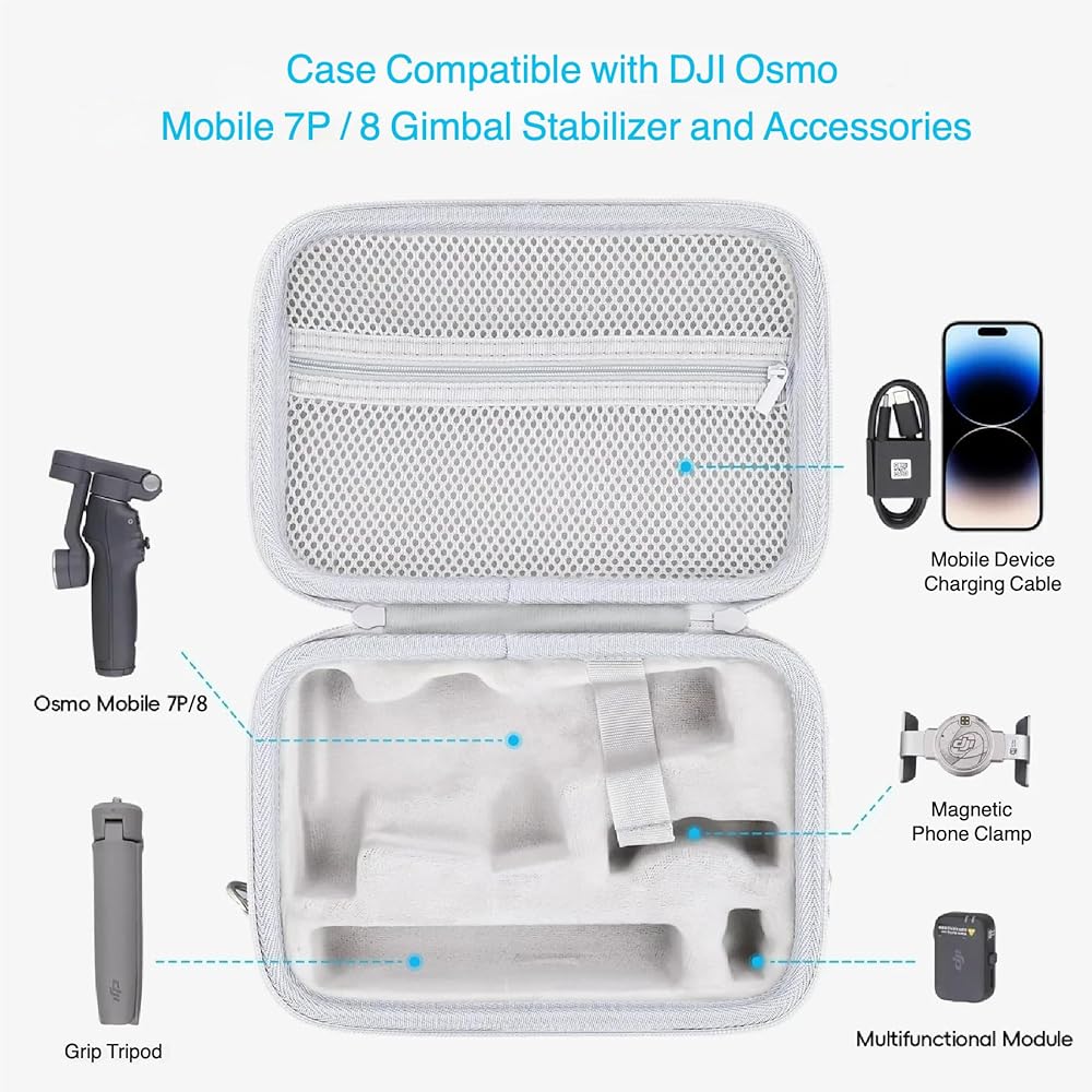 Amazon.com : co2CREA Osmo Mobile 8/7P/7 Gimbal Stabilizer Hard