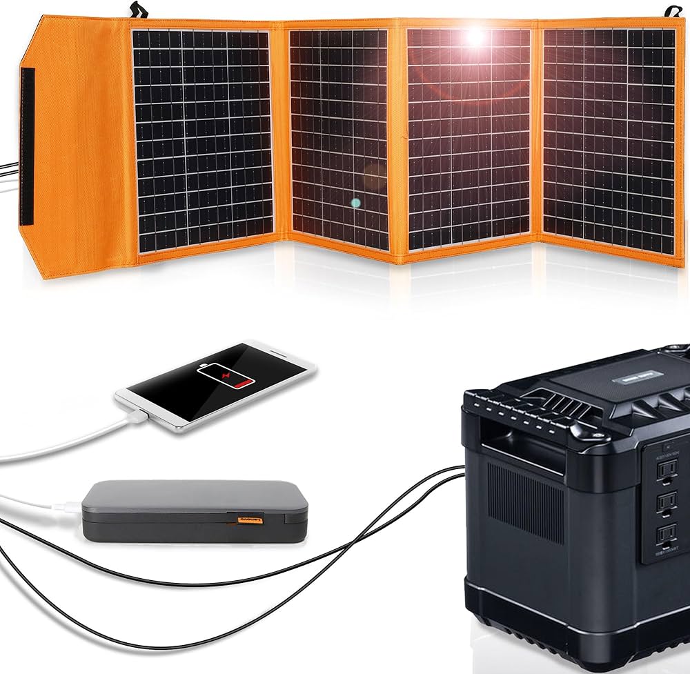 Amazon.co.jp: JINS&VICO ソーラーパネル 60W・18V 太陽光 MC4・USB-C