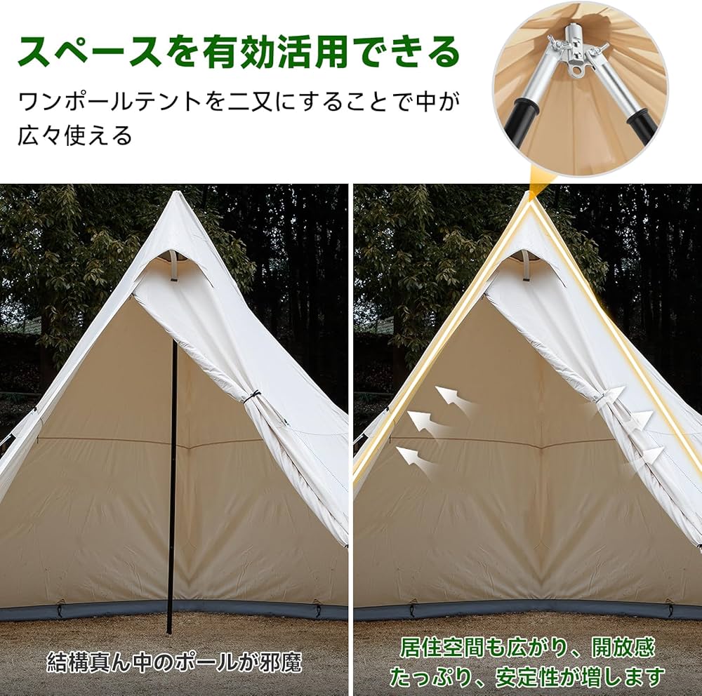 Amazon.co.jp: KOMCLUB 二又化パーツ 二股化パーツ 二股ポール固定用