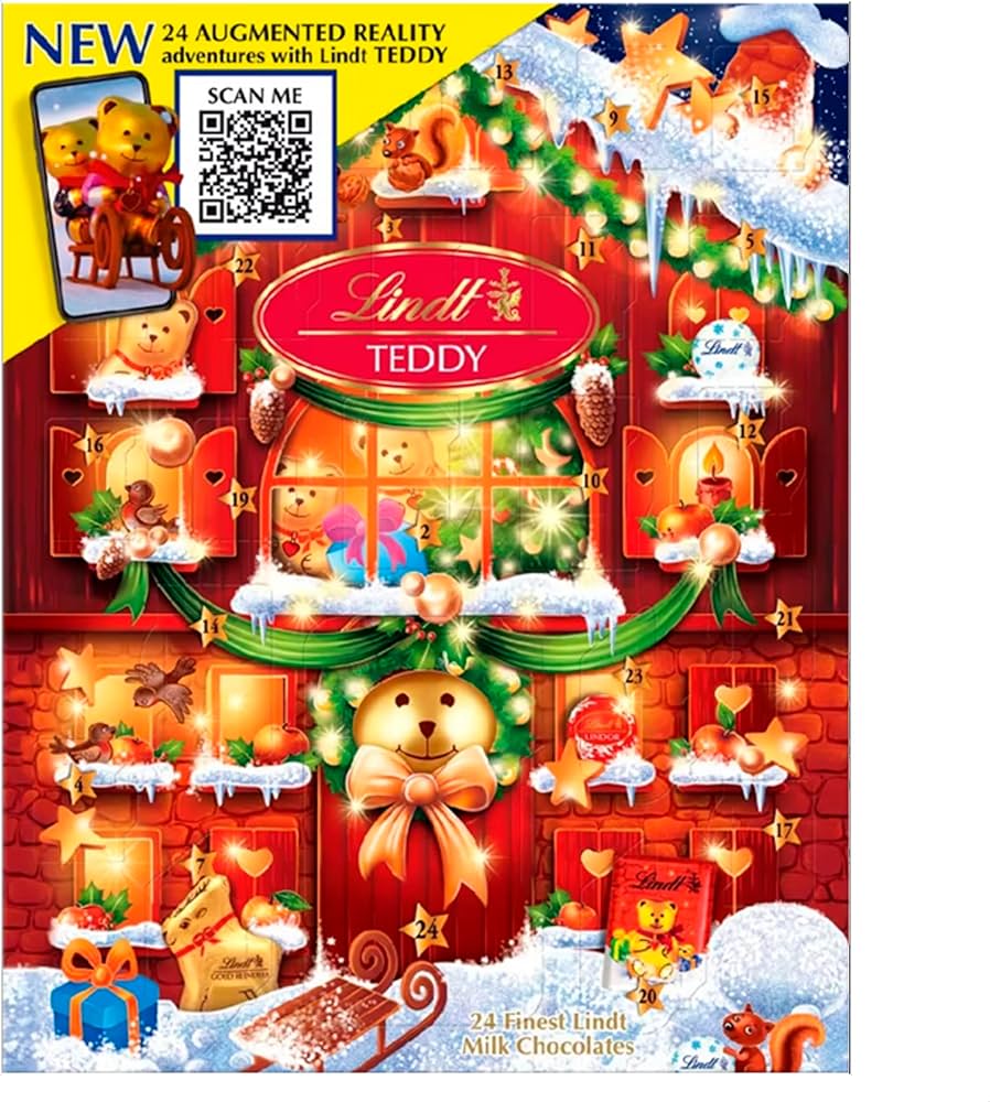 Amazon.co.jp: Lindt Bear Advent Calendar 250g リンツ くまさん