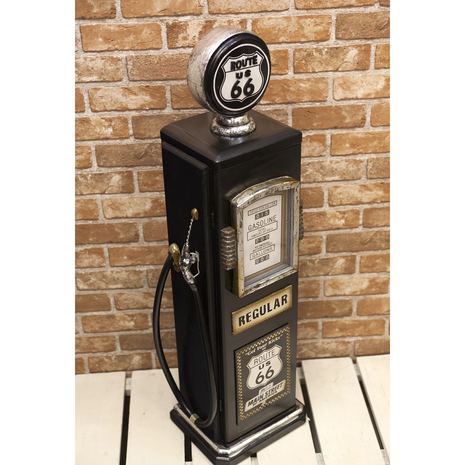 Amazon｜ROUTE66 ガスポンプ型 4段 キャビネット （Lサイズ 84cm
