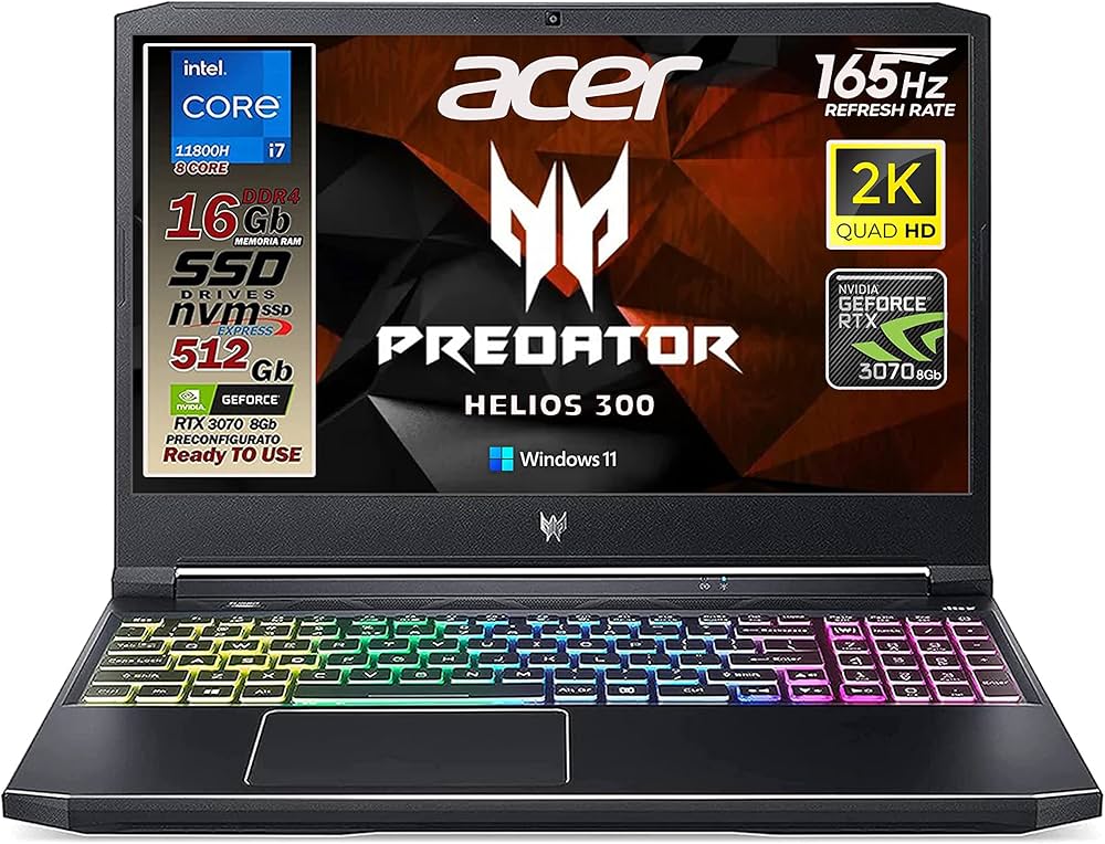 Amazon.co.jp: (エイサー)Acer Predator Helios 300 Gaming Laptop