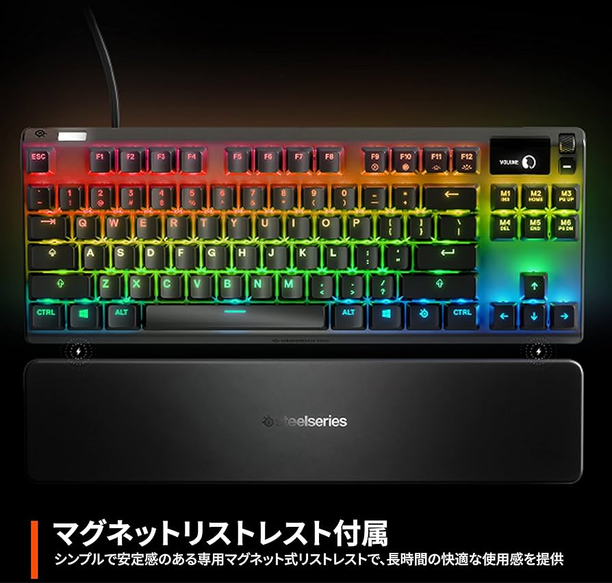 Amazon.co.jp: SteelSeries ゲーミングキーボード テンキーレス 赤軸