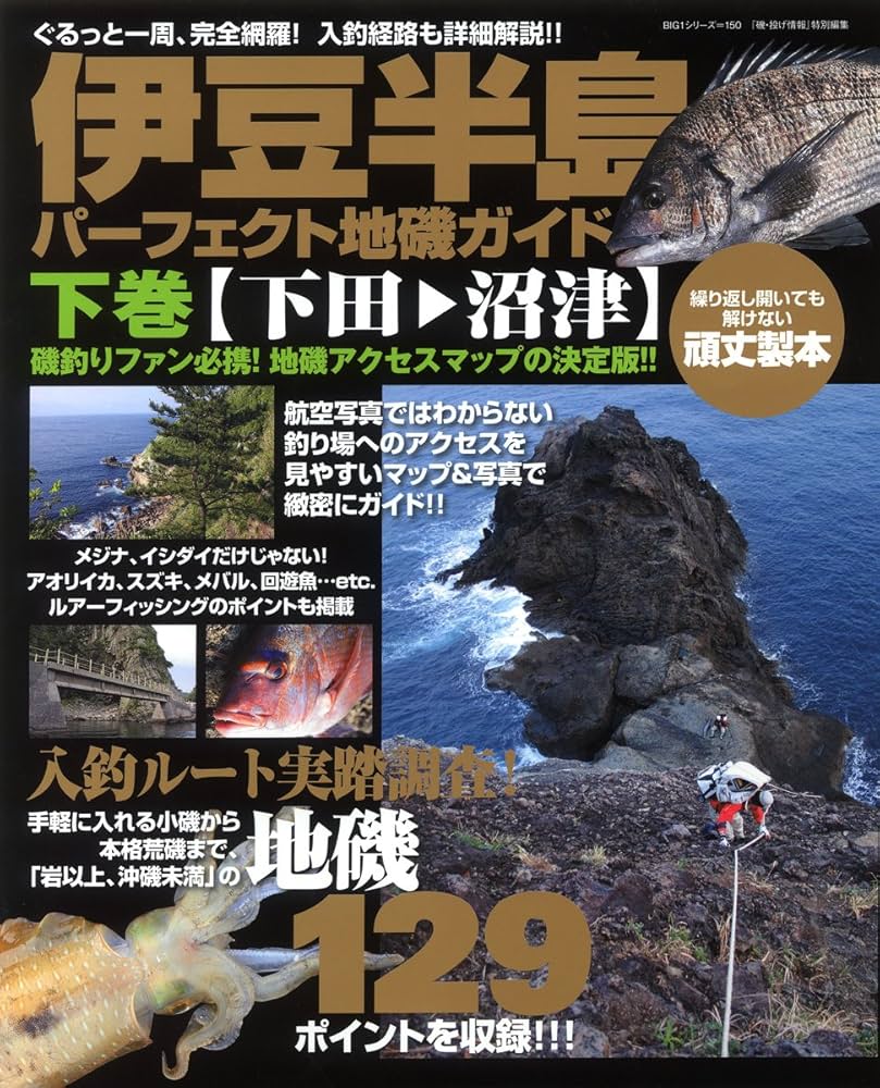 Amazon.co.jp: 伊豆半島パーフェクト地磯ガイド 下巻 下田-沼津