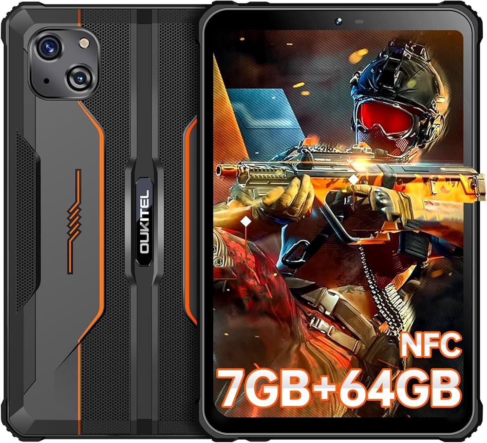 Amazon.co.jp: OUKITEL RT3 Android13 防水タブレット 8インチ高精細