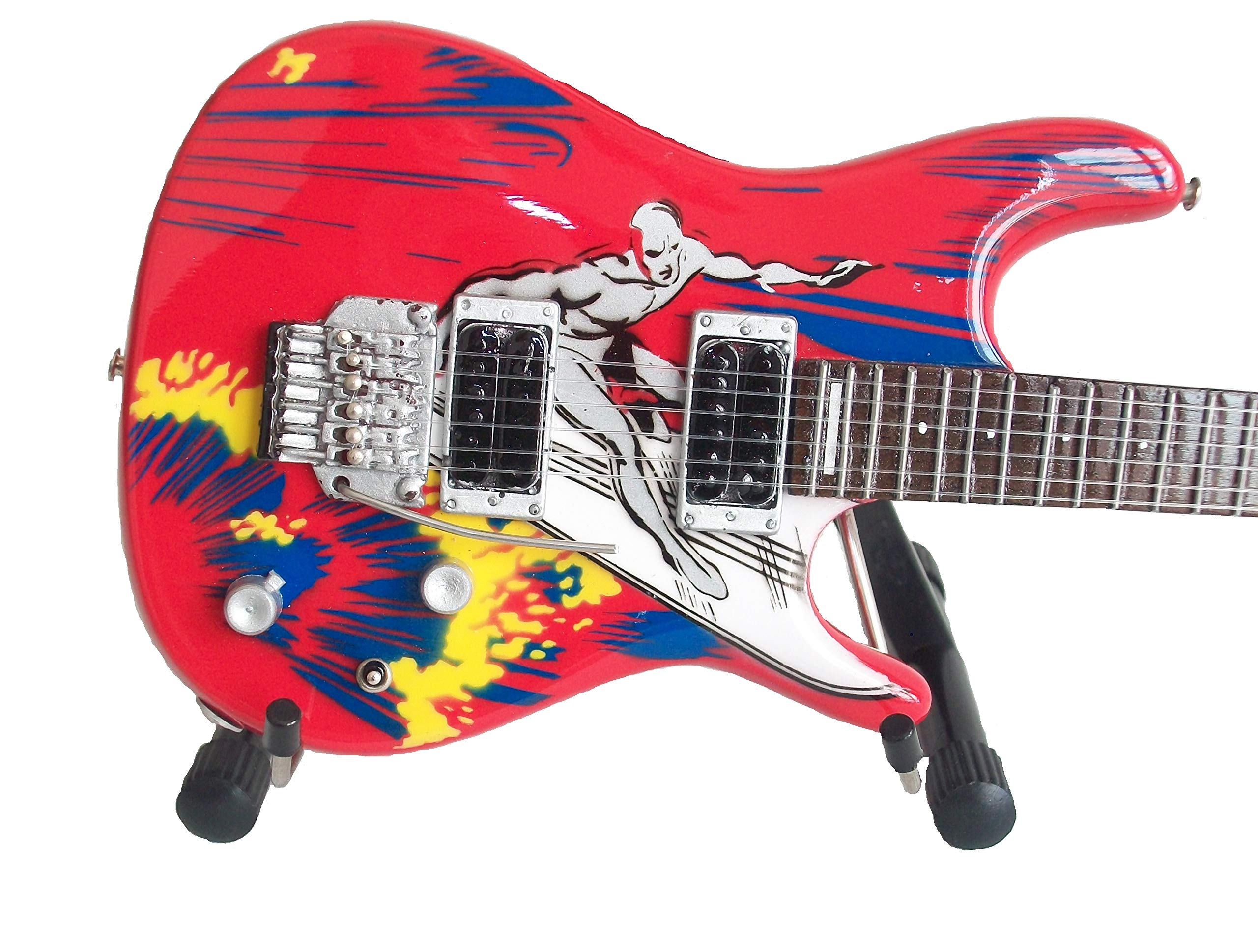 Amazon.com: Axe Heaven Silver Surfer Miniature Guitar Replica (JS