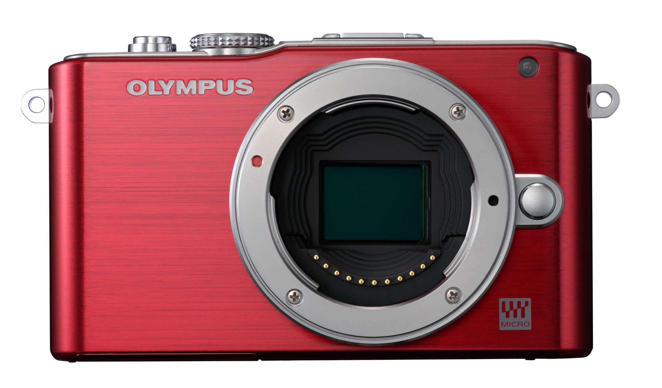 Amazon | OLYMPUS ミラーレス一眼 PEN Lite E-PL3 ボディ レッド E-PL3