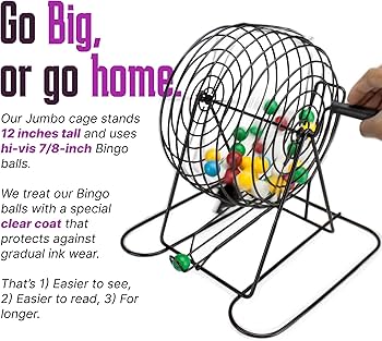 Amazon.co.jp: Royal Bingo Supplies ジャンボ高さ12インチビンゴ