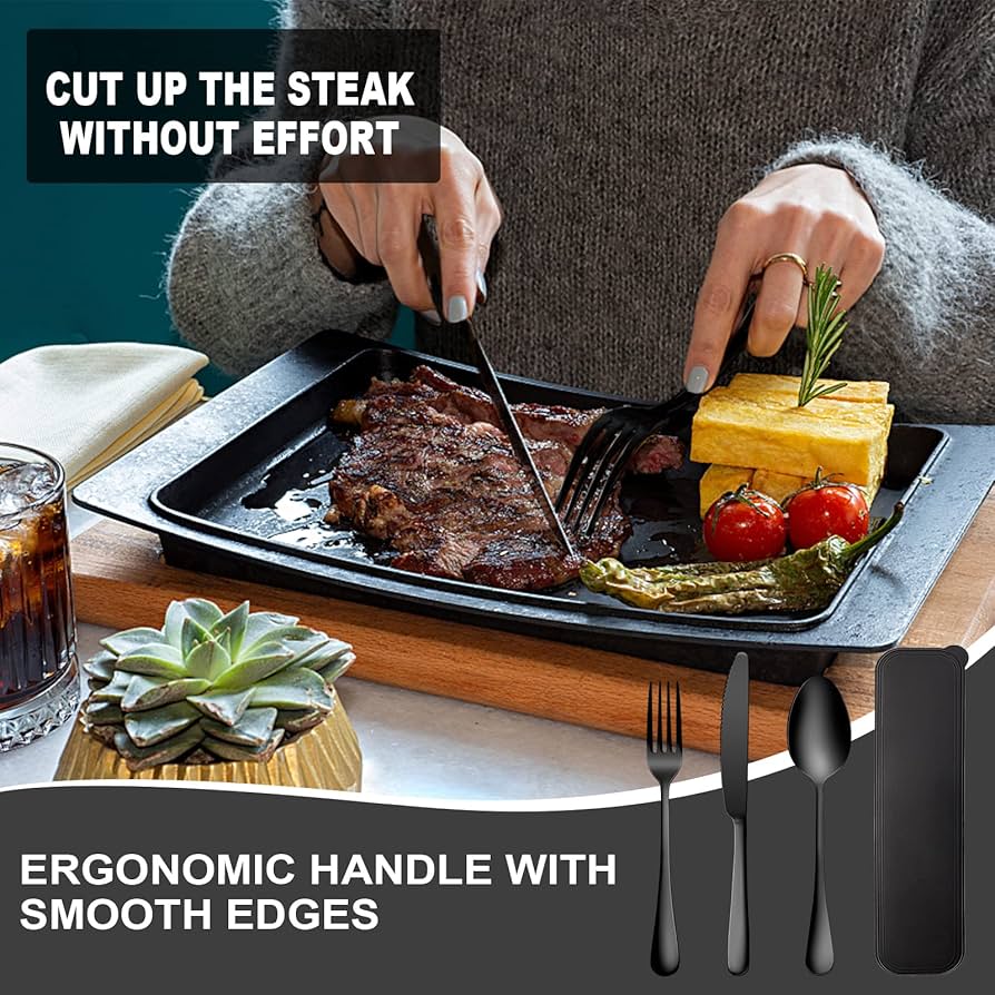 Amazon | ポータブルトラベル用品セット 18/8ステンレススチール