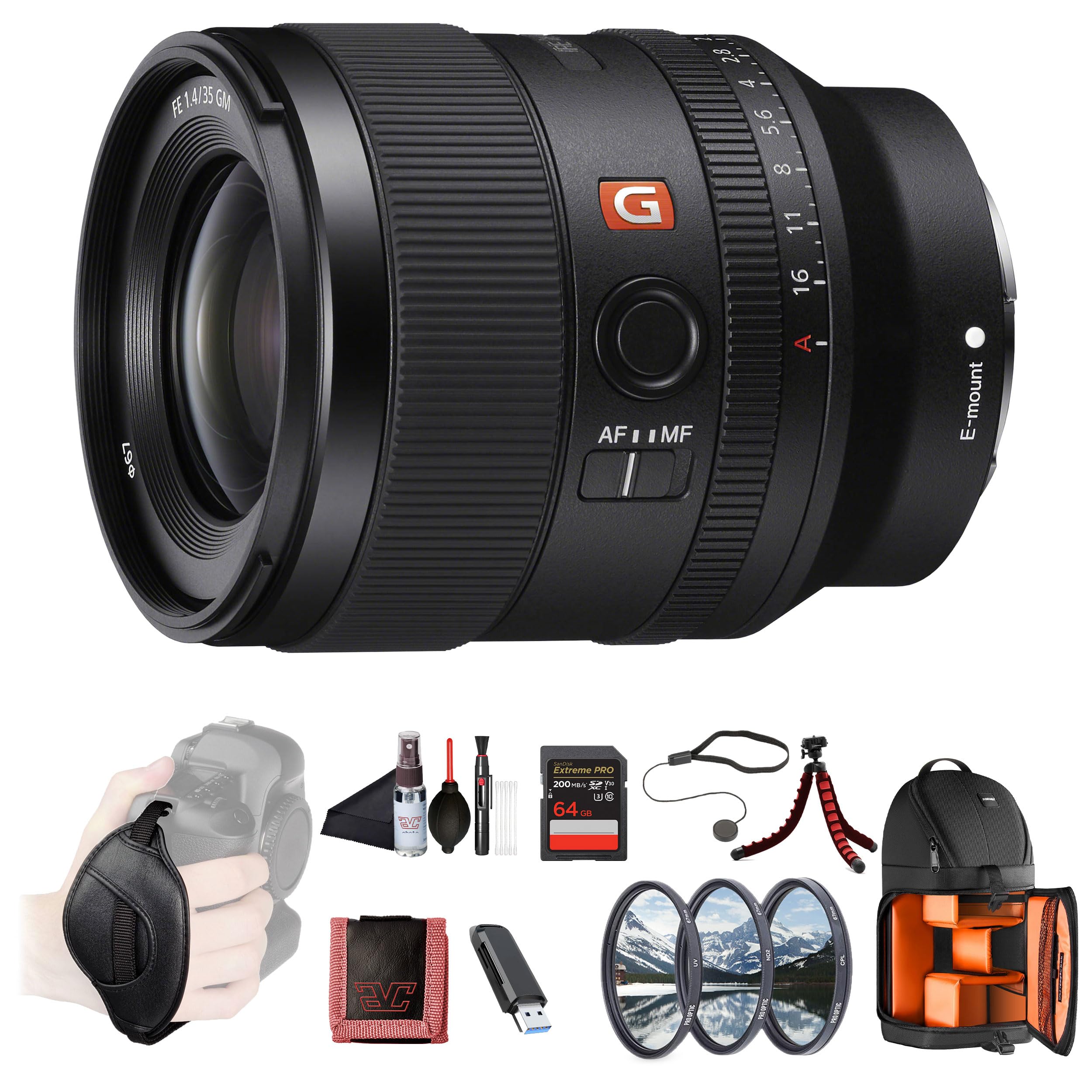 Amazon.com : Sony FE 35mm F1.4 GM Wide-Angle Prime Lens