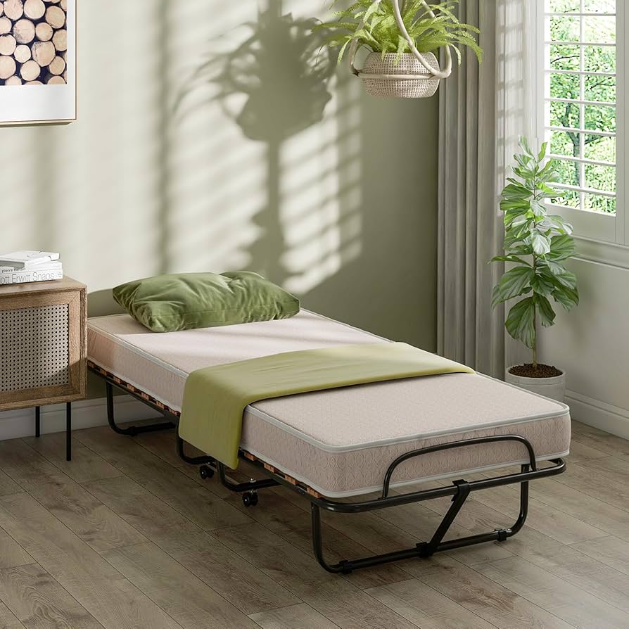 Amazon.com: Giantex Folding Bed with Mattress - Single Cot