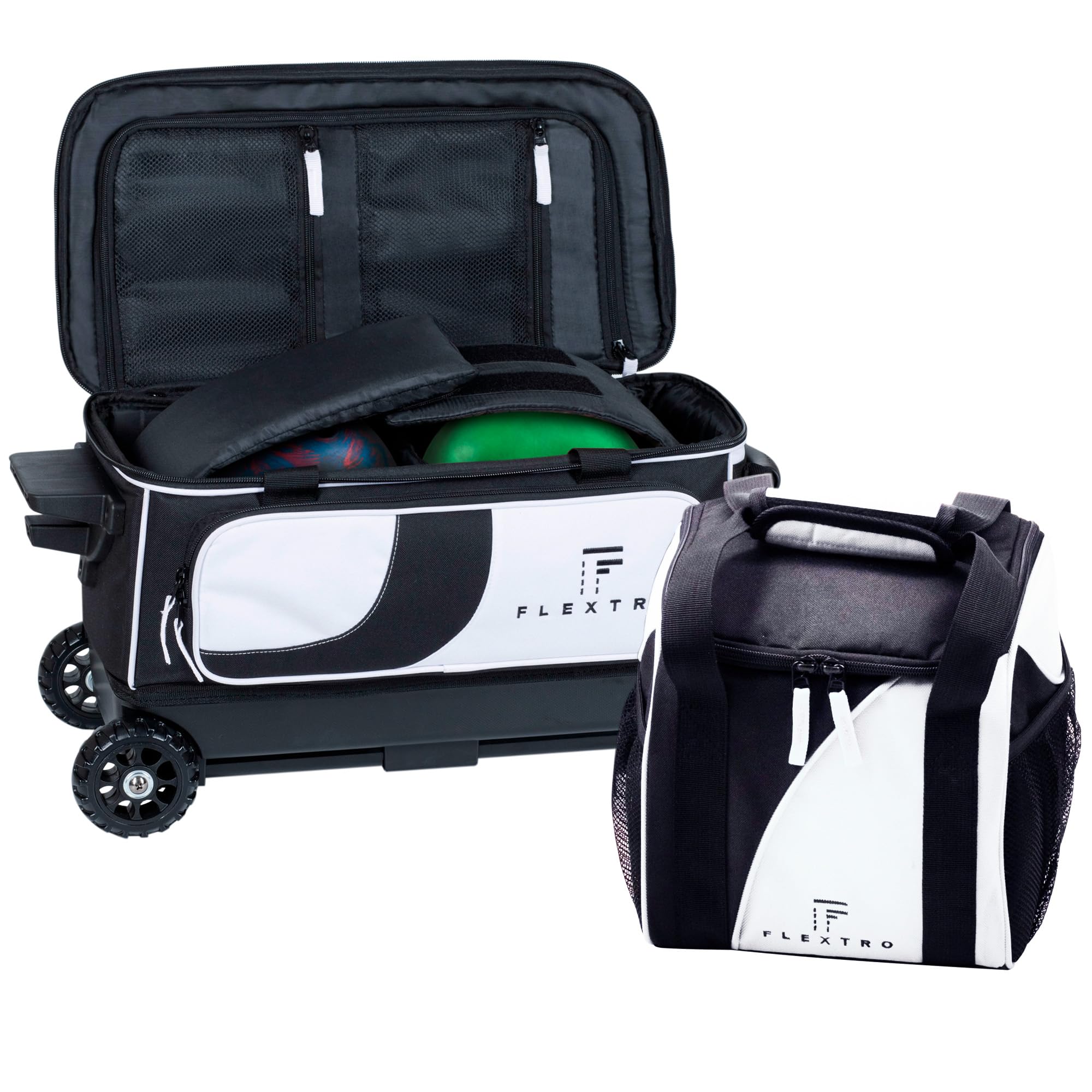 Amazon | Flextro ボーリングバッグ ボールローラー2個 + シングル