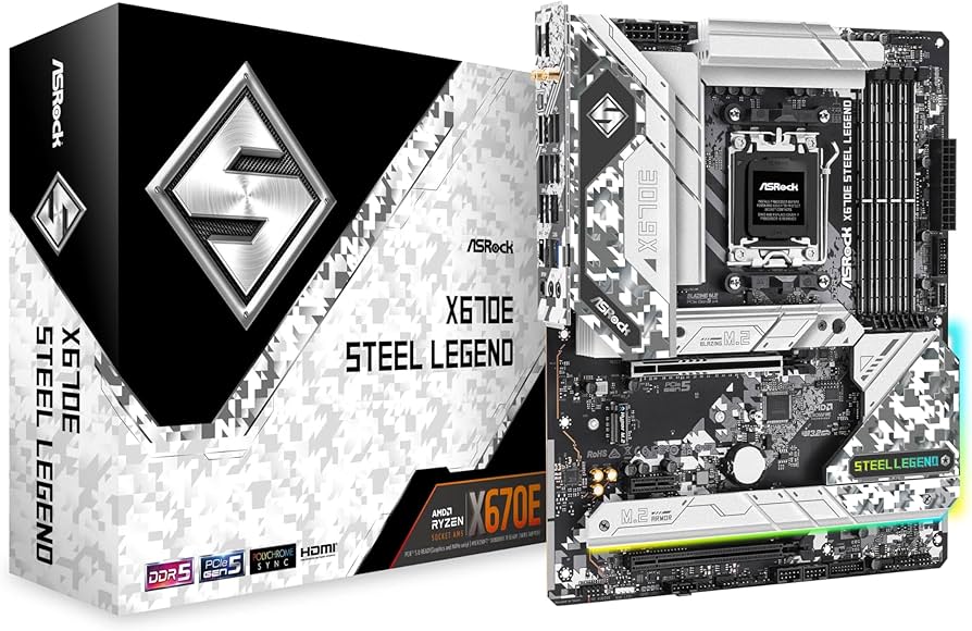 Amazon.com: ASRock X670E Steel Legend Support AMD AM5 RYZEN 7000