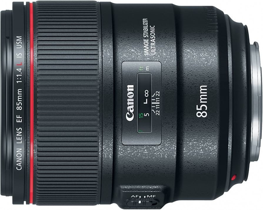 Amazon.com : Canon EF 85 mm F/1.4L is USM Lens - Black : Electronics