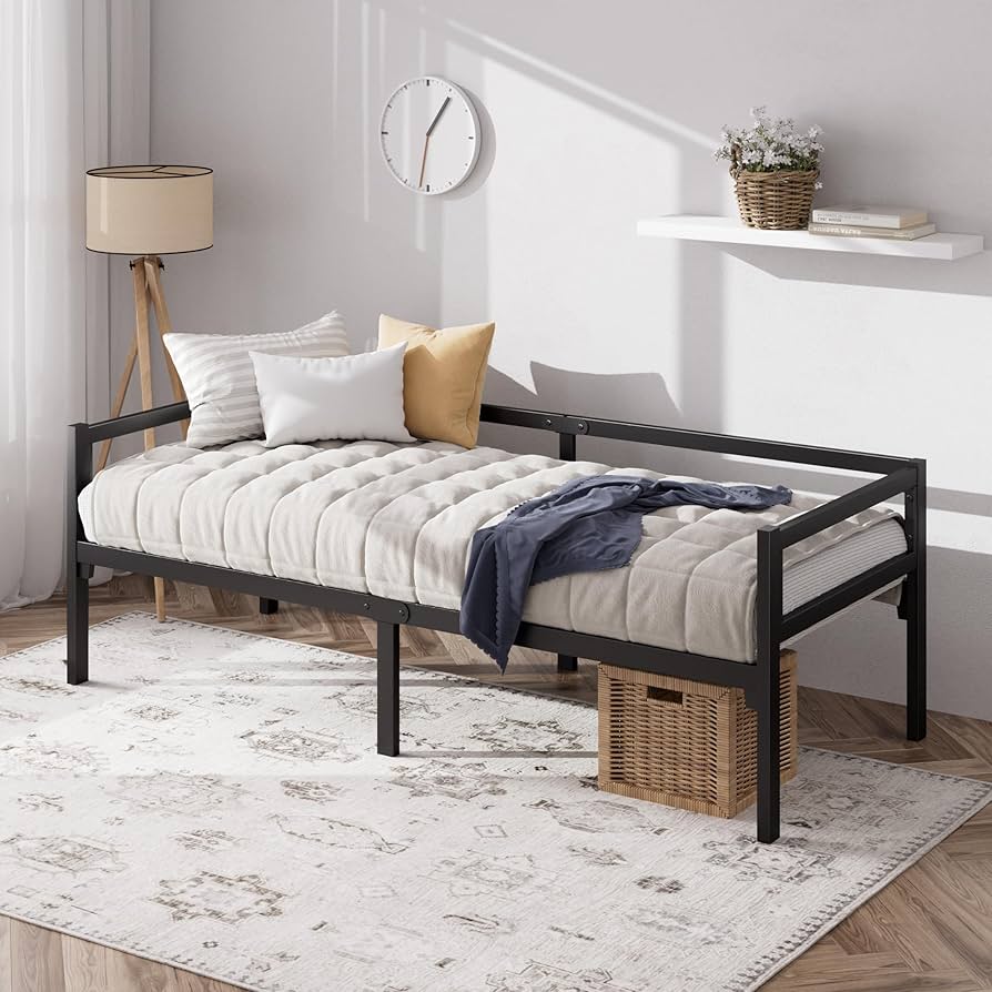 Amazon｜ZINUS Daybed デイベッドフレーム シングル ブラック シンプル