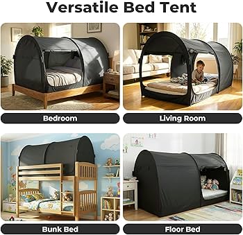 Amazon｜Leedor ベッドテント190x99cm 室内一人テント ワンタッチ