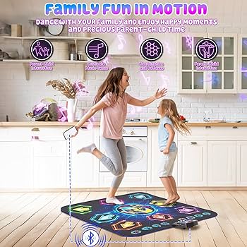 Amazon.com: Surelect Dance Mat, 2025 Light Up 8-Button Dance Pad