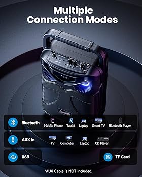 Amazon | Moukey ワイヤレスマイク スピーカーセット PAセット 軽量