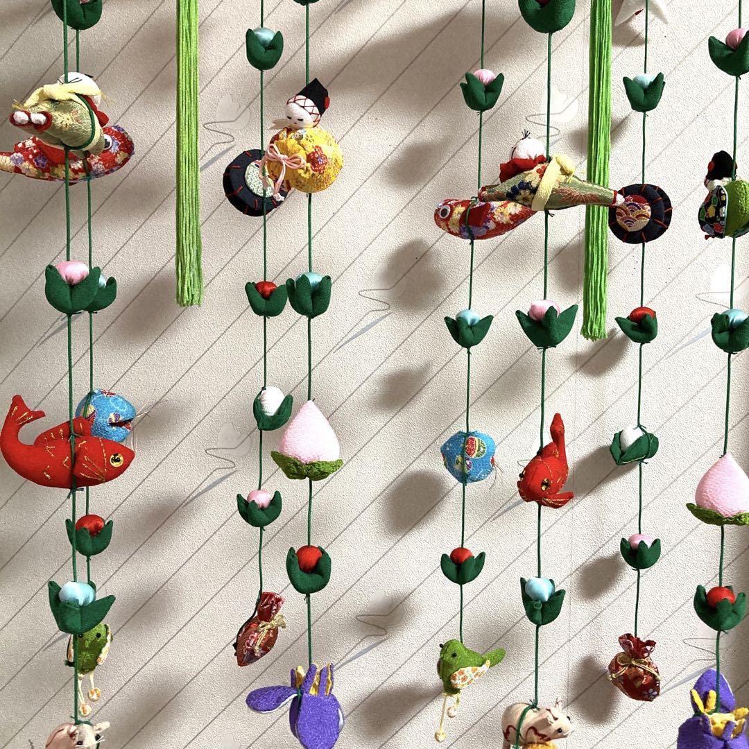 Amazon | 端午の節句 吊るし飾り さげもん ちりめん細工 | つるし飾り