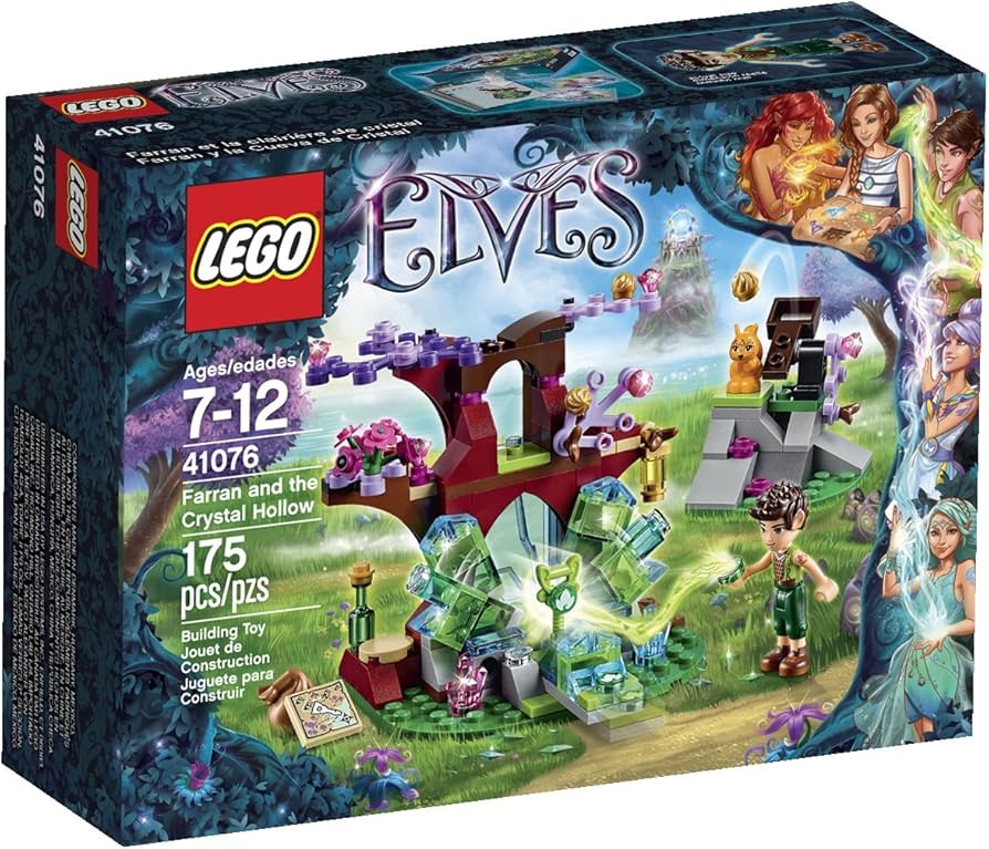 Amazon.com: LEGO Elves Farran and The Crystal Hollow 41076 : Toys