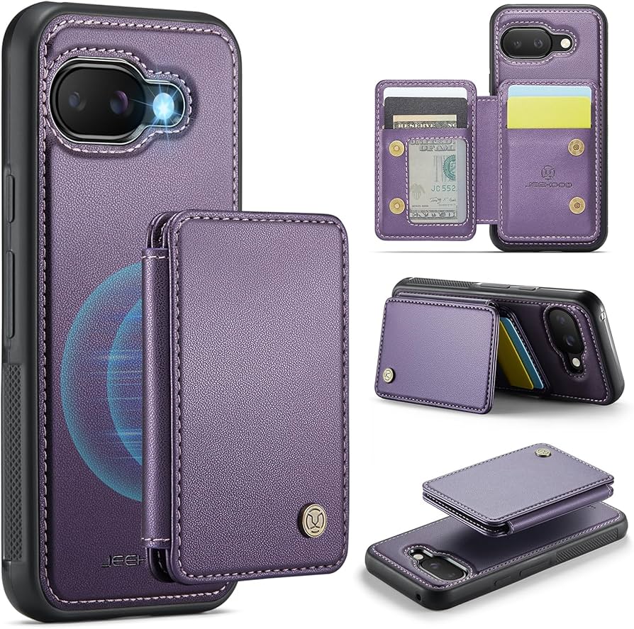 Amazon.com: Hongxinyu Wallet Case for Google Pixel 9a Compatible