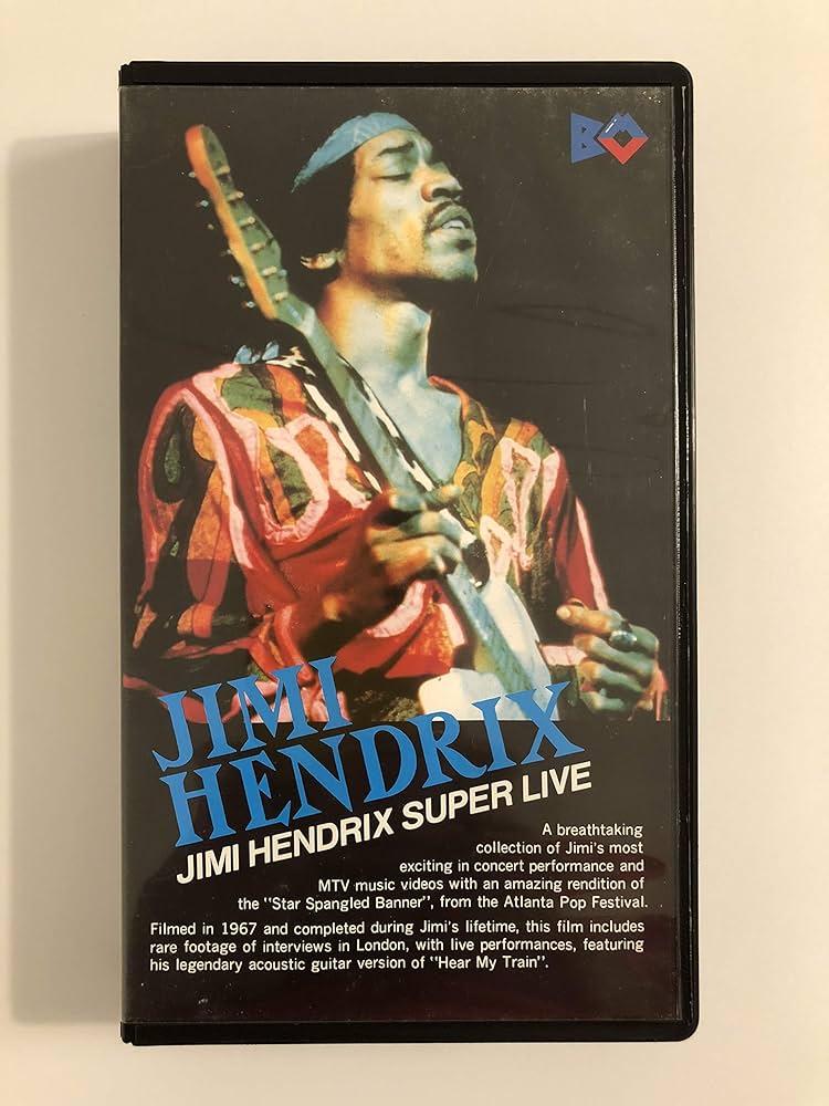 Amazon.co.jp: スーパー・ライブ [VHS] : ジミ・ヘンドリックス, ジミ