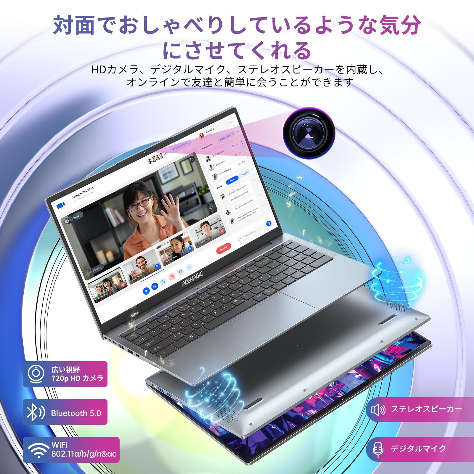 Amazon.co.jp: ACEMAGIC ノートパソコン 軽量 15.6インチ ノートpc N97
