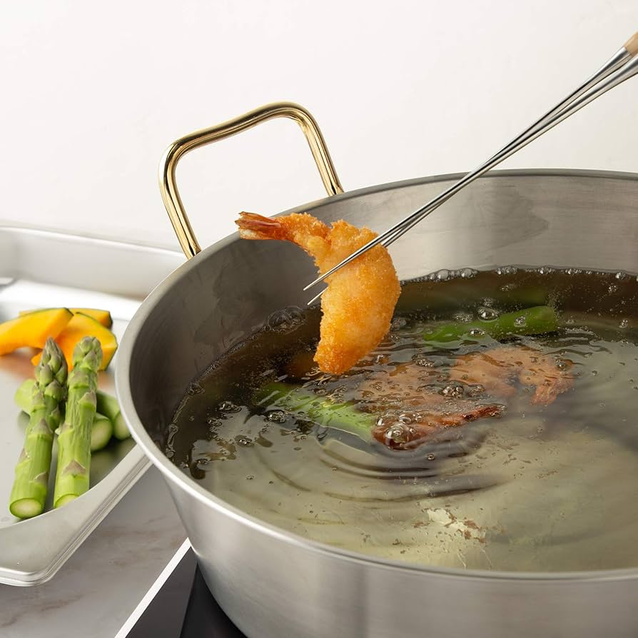 Amazon｜遠藤商事 業務用 スーパーデンジ 揚鍋 30cm 電磁調理器用