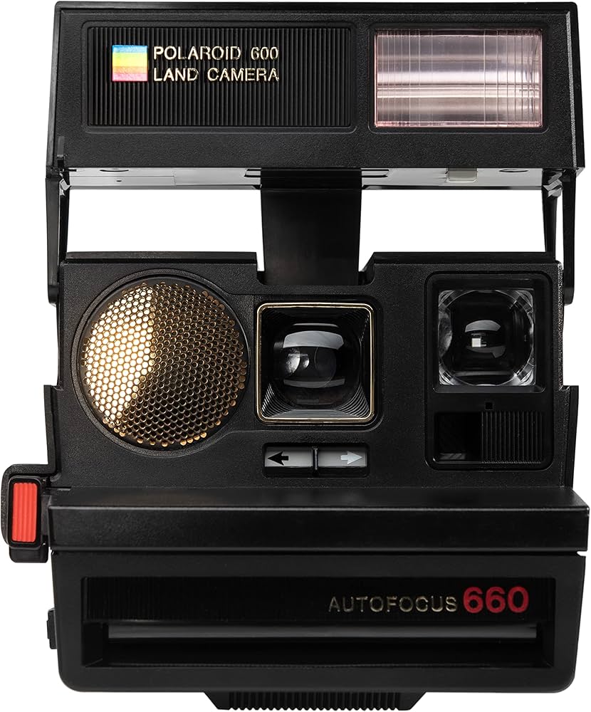 Amazon | Impossible Polaroid 600 Sun 660 AFカメラ ブラック(1376