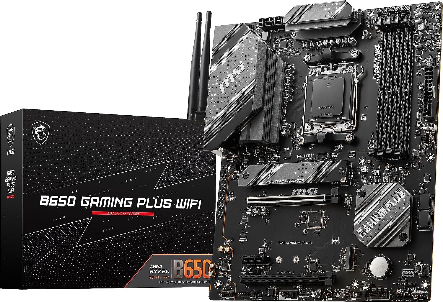 Amazon.co.jp: MSI Motherboard B650 Gaming PLUS WIFI AMD Ryzen 7000
